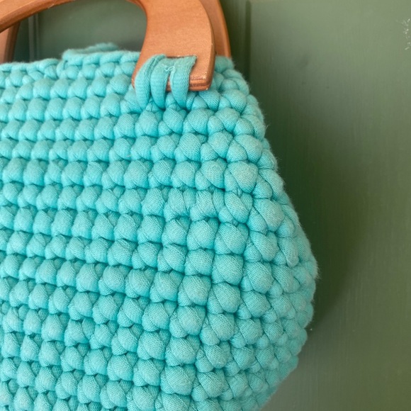 Vintage Crochet Handbag Summer handbag - Picture 6 of 9